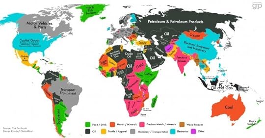 World Commodities Map