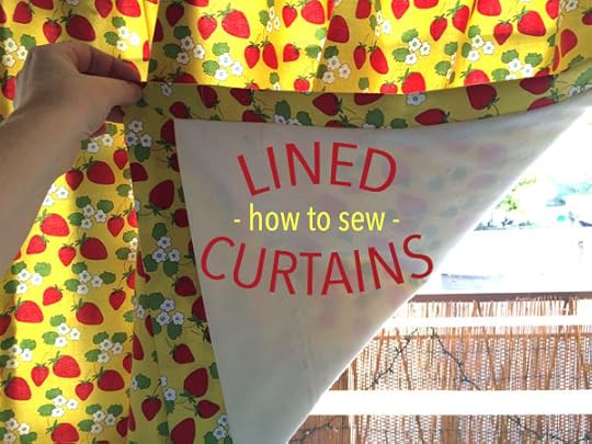 how to sew lined curtains on craftsy by christine haynes