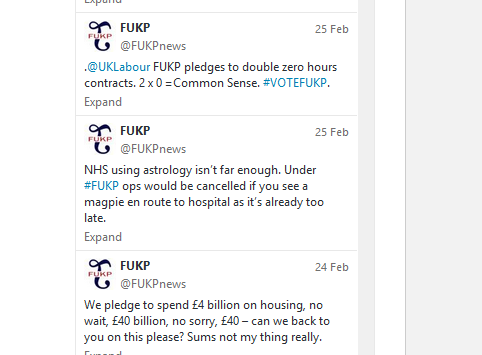 FUKP tweets