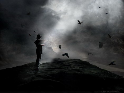 Crows Rock by Hartwig HKD flickr CC