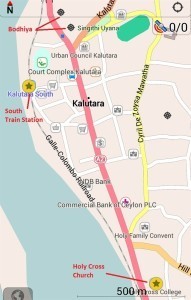 ayurvedic massage experience - Map to Holy Cross Church - Kalutara