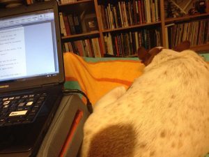 Editing with a buddy.
