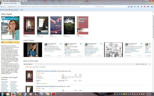 March 5- Amazon Author Page