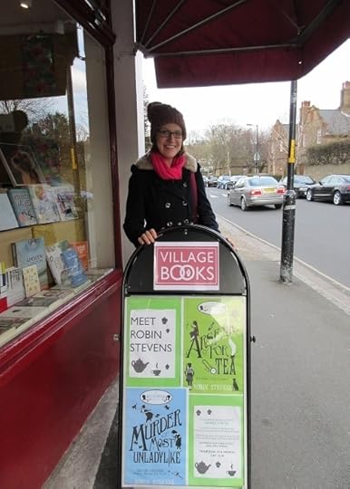 Village Books tea-time sign