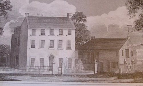Catgill Hall, Cumbria, in the 1820s.