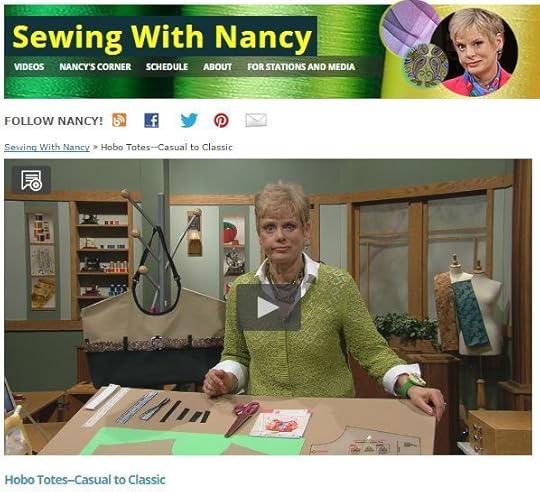 Sew a Versatile Hobo Tote with Nancy Zieman/Sewing With Nancy