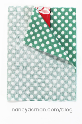 Sew Mini Fabric Sacks/Fabric Scraps/Nancy Zieman