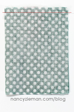 Sew Mini Fabric Sacks/Fabric Scraps/Nancy Zieman