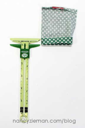 Sew Mini Fabric Sacks/Fabric Scraps/Nancy Zieman