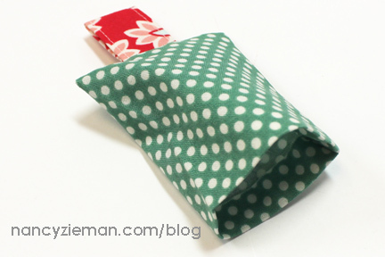 Sew Mini Fabric Sacks/Fabric Scraps/Nancy Zieman