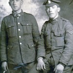 Corporal George Sergeant (right)