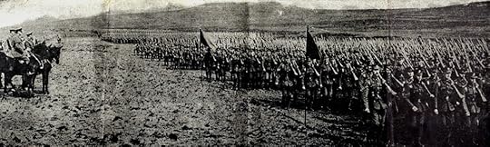 The Inspection of 36th (Ulster) Division by King George V