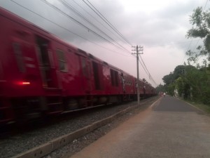 Kalutara Bodhiya Temple - Train