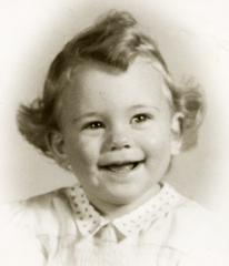 Cathy Clemens 1949 Sonora one year old