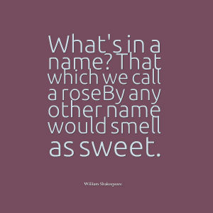 shakespeare name quote