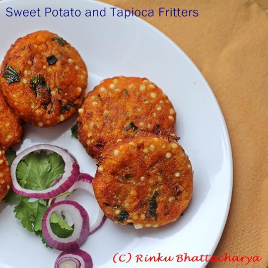 Sweet Potato and Tapioca Fritters