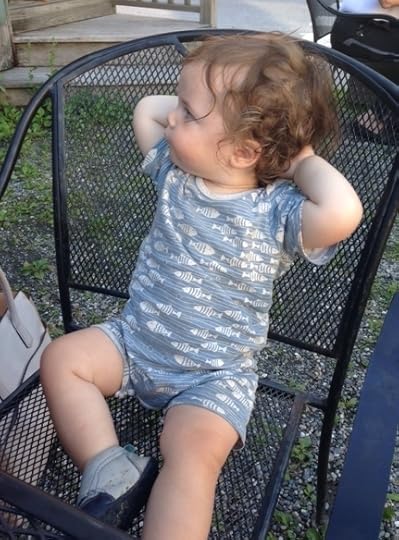 James lounging with his UN posse