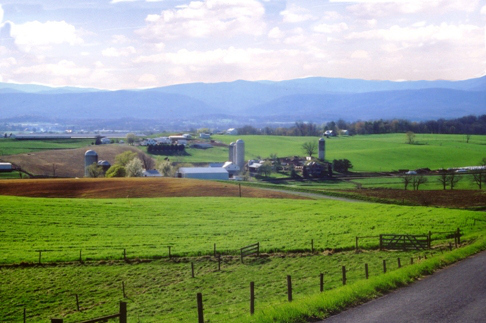 Early spring in the Shenandoah Valley of Virginia