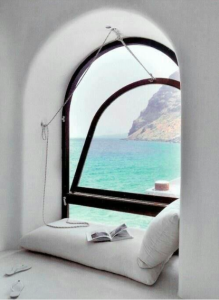 OMG this view. It's perfect. The only thing that would make it better is if the window popped all the way out and I could dangle my toes in.