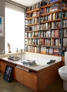 Bathroom library! What?