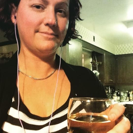 Making dinner, drinking wine, and listening to my audiobook. A typical evening. #dailyphoto #ig2015 #365days
