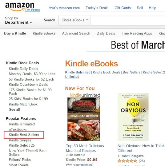 kindle best sellers