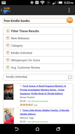 mobile kindle search