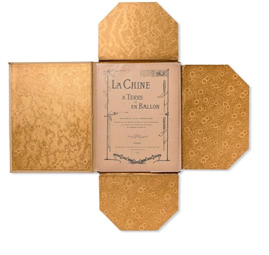 Slipcase and folio from La Chine à terre et en ballon (Paris: Berger-Levrault & Cie., 1902)