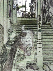 Christmas Steps by Pete Sutton. Art by Claire M Hutt