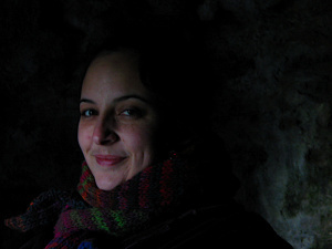 Taking in the peace of old prayers.