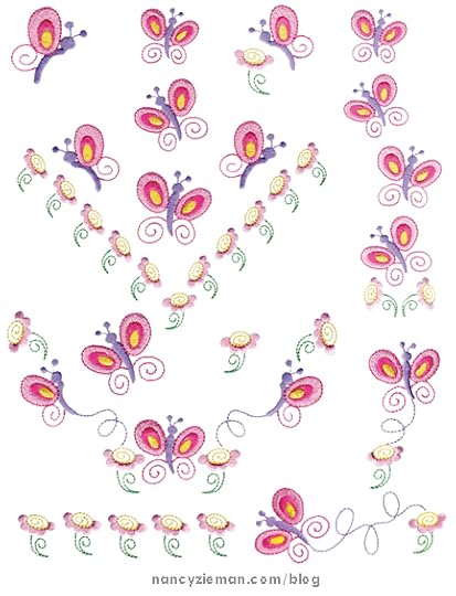 Cute for Kids Butterfly Embroidery by Nancy Zieman