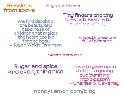 Cute for Kids Embroidery Phrases by Nancy Zieman