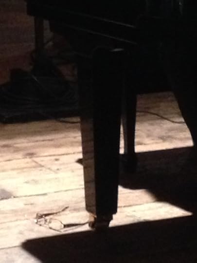 Pratt's glasses take a dive.