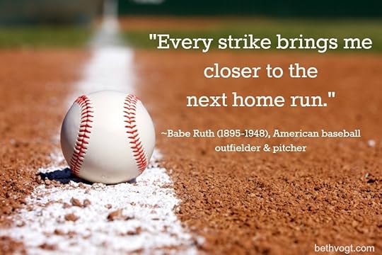 Baseball on the field