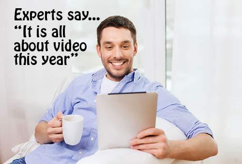 Experts say it is all about video this year.