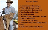 cowboy ethics