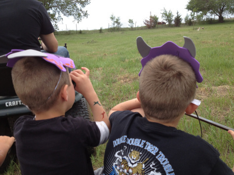 This is the stillest my boys have ever been.
