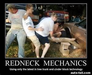 Okay, I've done this before. But just because the 1-ton jack was too hard to roll through the field.