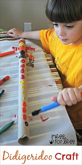 Didgeridoo crafts for kids - children can decorate and create a kids version of this Australian instrument #sponsored #galileocamps