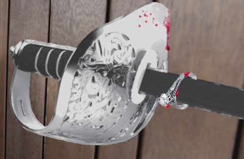 Vlora's ring on Taniel's sword by Rick Lewis