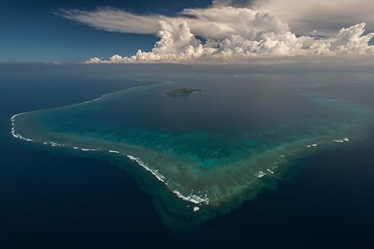 A section of the Great Sea Reef that seems to embrace tiny and isolated Kia Island in Fiji's Northern Division.Photo: Jürgen Freund