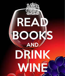 read books and drink wine