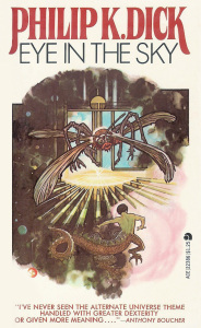 Philip K Dick's novel, An Eye in the Sky was published.