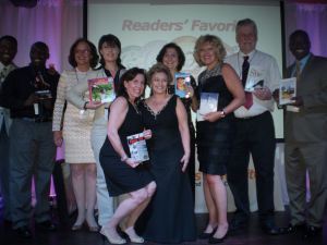 At the 2014 #ReadersFavorite Award Ceremony in #Miami with my fellow award-winning authors. #books. ��� with Gisela Hausmann, Debra Gaynor, Val Silver