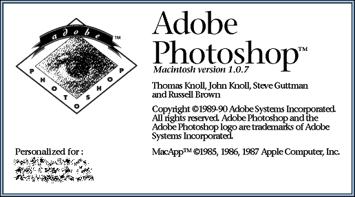 Photoshop 1.0