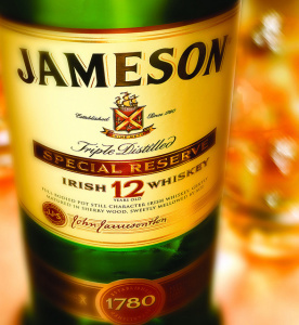 Photo of a bottle of Jameson Whiskey