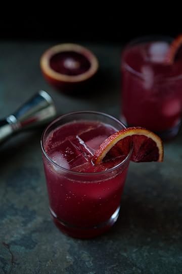 Blushing Collins {Blood Orange Cocktail} recipe | FoodforMyFamily.com