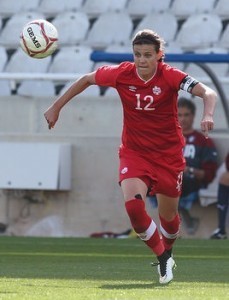 Christine Sinclair PHOTO: Ville Vuorinen