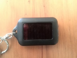 Airplane Safe Survival Keyring - Survive Travel - Solar Powered Flashlight