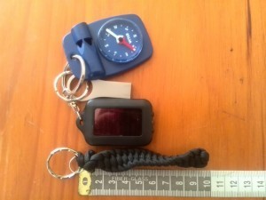 Airplane Safe Survival Keyring - Survive Travel - Complete